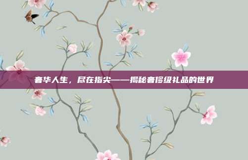 奢华人生，尽在指尖——揭秘奢侈级礼品的世界