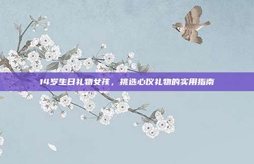 14岁生日礼物女孩，挑选心仪礼物的实用指南