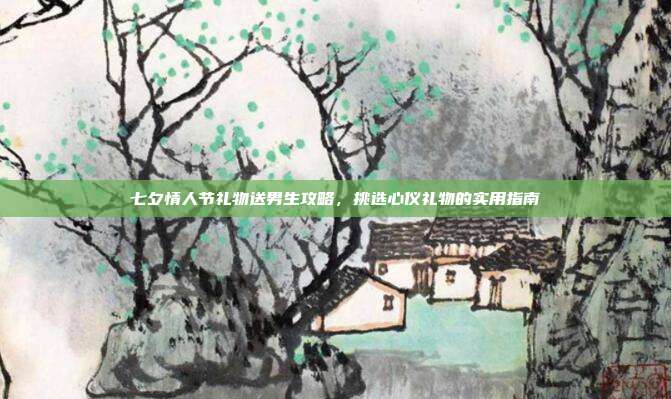 七夕情人节礼物送男生攻略，挑选心仪礼物的实用指南