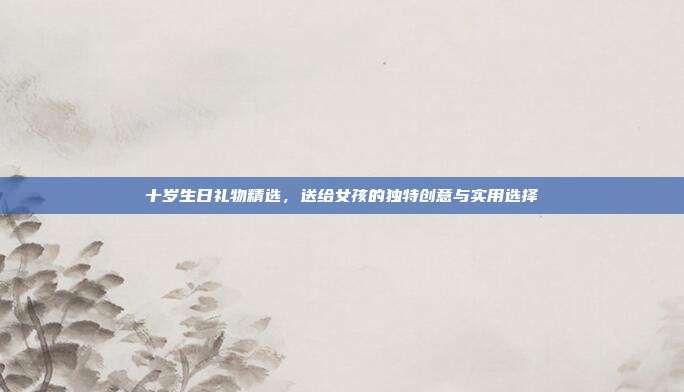十岁生日礼物精选，送给女孩的独特创意与实用选择