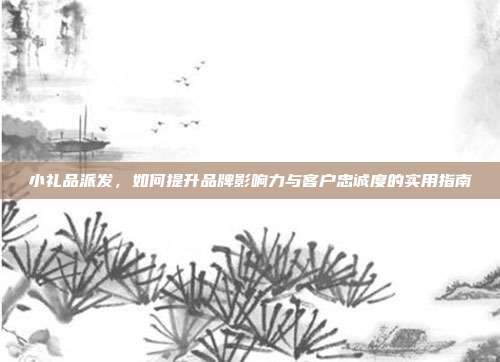 小礼品派发，如何提升品牌影响力与客户忠诚度的实用指南