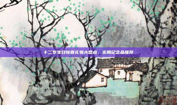 十二岁生日惊喜礼物大盘点，实用纪念品推荐