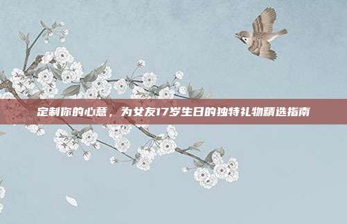 定制你的心意，为女友17岁生日的独特礼物精选指南