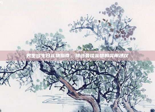 男生过生日礼物指南，挑选最佳礼物的实用建议