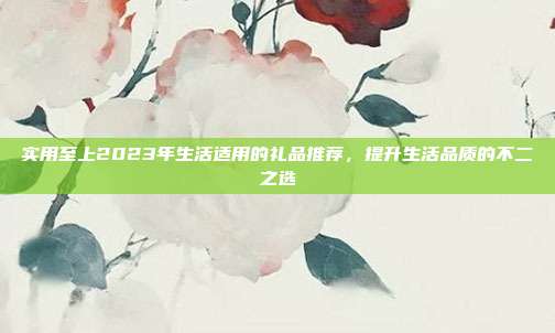 实用至上2023年生活适用的礼品推荐，提升生活品质的不二之选