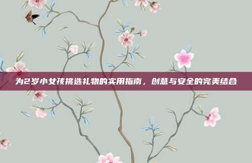 为2岁小女孩挑选礼物的实用指南，创意与安全的完美结合