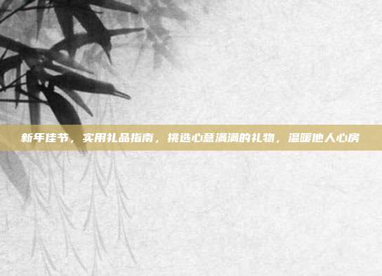 新年佳节，实用礼品指南，挑选心意满满的礼物，温暖他人心房