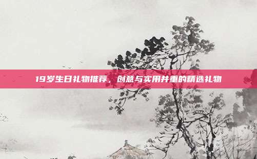 19岁生日礼物推荐，创意与实用并重的精选礼物
