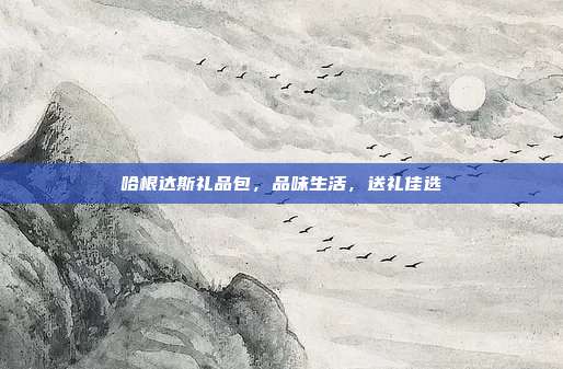 哈根达斯礼品包，品味生活，送礼佳选