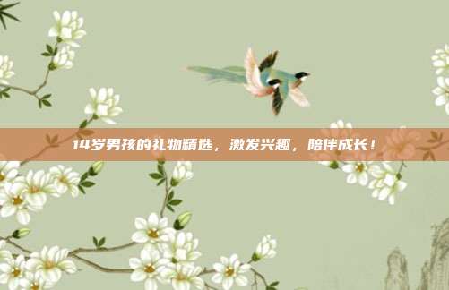 14岁男孩的礼物精选，激发兴趣，陪伴成长！
