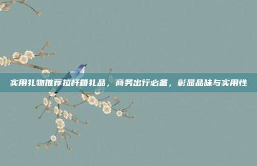 实用礼物推荐拉杆箱礼品，商务出行必备，彰显品味与实用性