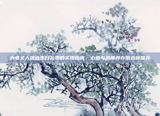 为老丈人挑选生日礼物的实用指南，心意与品质并存的选择推荐