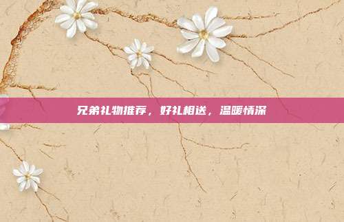 兄弟礼物推荐，好礼相送，温暖情深