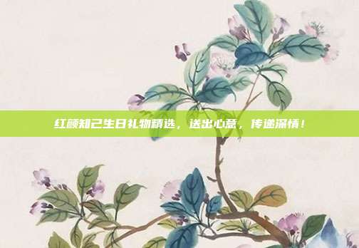 红颜知己生日礼物精选，送出心意，传递深情！