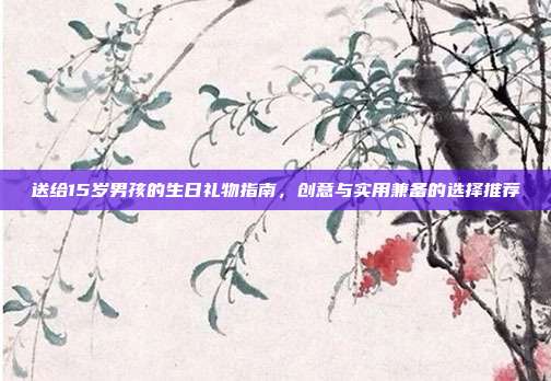 送给15岁男孩的生日礼物指南，创意与实用兼备的选择推荐