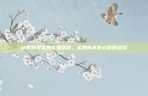送男领导实惠礼物指南，实用而不失心意的选择