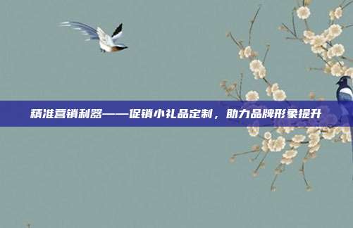 精准营销利器——促销小礼品定制，助力品牌形象提升