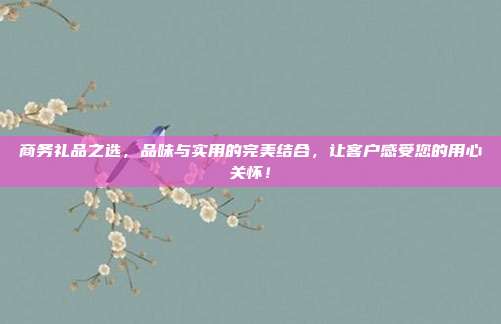 商务礼品之选，品味与实用的完美结合，让客户感受您的用心关怀！