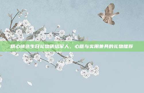 精心挑选生日礼物送给军人，心意与实用兼具的礼物推荐