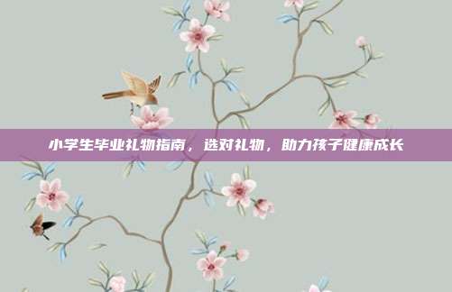 小学生毕业礼物指南，选对礼物，助力孩子健康成长