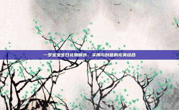 一岁宝宝生日礼物精选，实用与创意的完美结合
