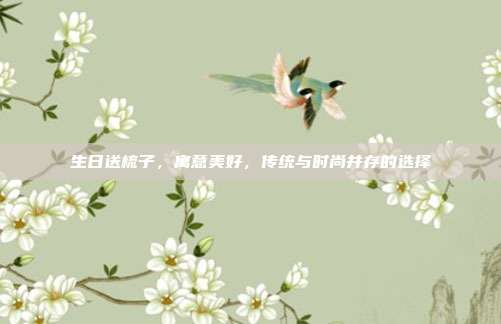 生日送梳子，寓意美好，传统与时尚并存的选择