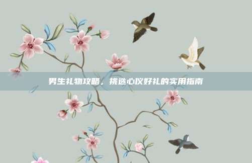 男生礼物攻略，挑选心仪好礼的实用指南