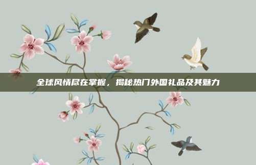 全球风情尽在掌握，揭秘热门外国礼品及其魅力