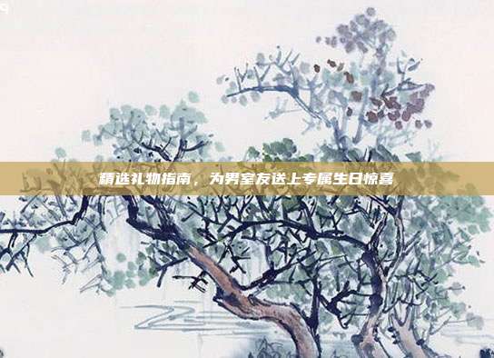 精选礼物指南，为男室友送上专属生日惊喜
