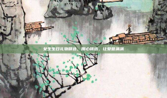 女生生日礼物精选，用心挑选，让爱意满满