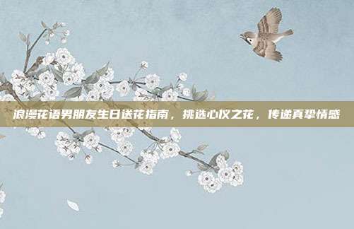 浪漫花语男朋友生日送花指南，挑选心仪之花，传递真挚情感
