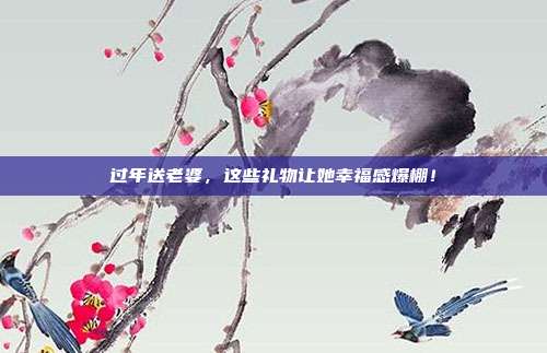 过年送老婆，这些礼物让她幸福感爆棚！