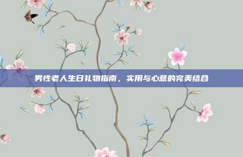 男性老人生日礼物指南，实用与心意的完美结合
