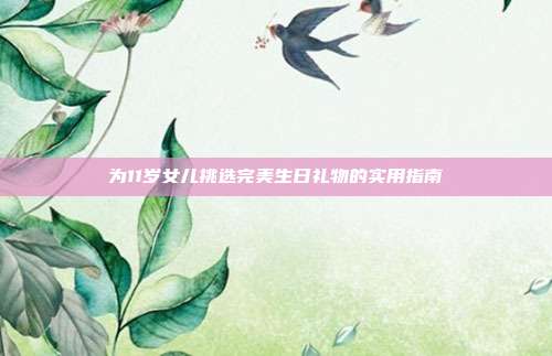 为11岁女儿挑选完美生日礼物的实用指南