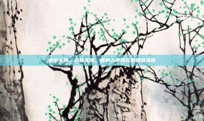 病中关怀，心意无限，看病人带的礼物精选指南