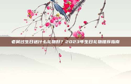 老舅过生日送什么礼物好？2023年生日礼物推荐指南