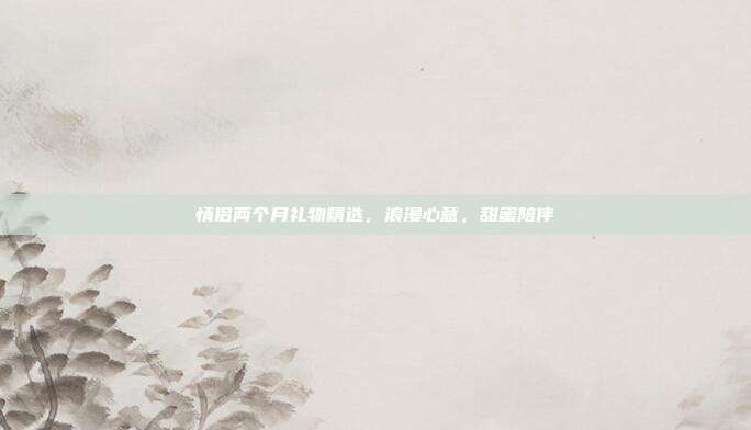 情侣两个月礼物精选，浪漫心意，甜蜜陪伴