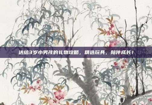 送给3岁小男孩的礼物攻略，精选玩具，陪伴成长！