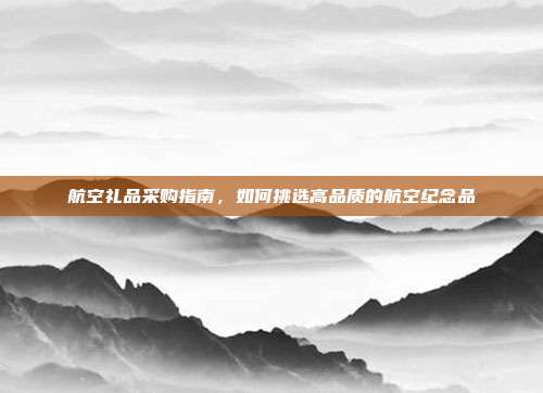 航空礼品采购指南，如何挑选高品质的航空纪念品