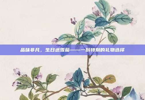 品味非凡，生日送雪茄——一份特别的礼物选择