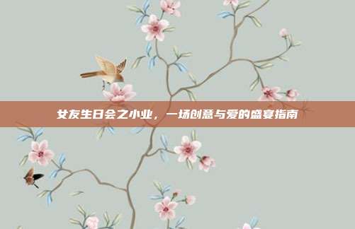 女友生日会之小业，一场创意与爱的盛宴指南