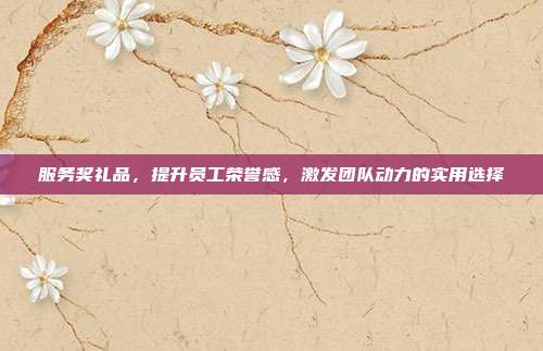 服务奖礼品，提升员工荣誉感，激发团队动力的实用选择