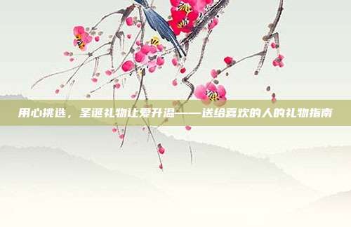 用心挑选，圣诞礼物让爱升温——送给喜欢的人的礼物指南