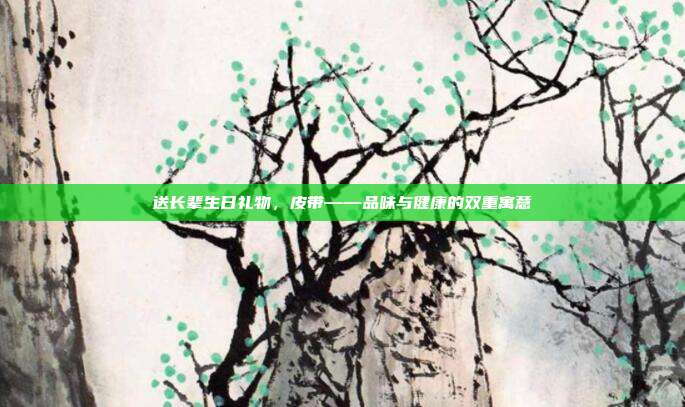 送长辈生日礼物，皮带——品味与健康的双重寓意