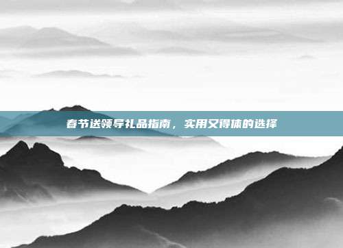 春节送领导礼品指南，实用又得体的选择