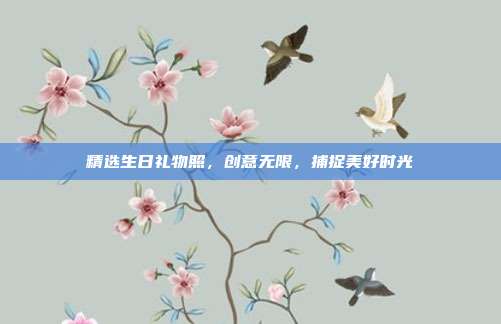 精选生日礼物照，创意无限，捕捉美好时光
