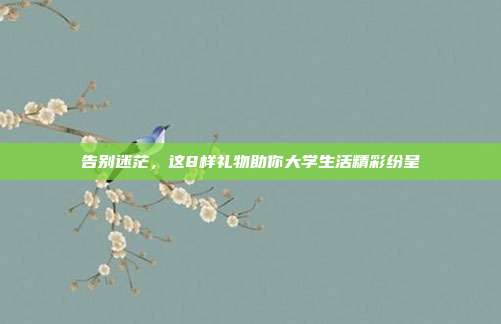 告别迷茫，这8样礼物助你大学生活精彩纷呈
