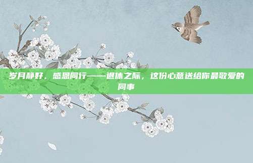 岁月静好，感恩同行——退休之际，这份心意送给你最敬爱的同事