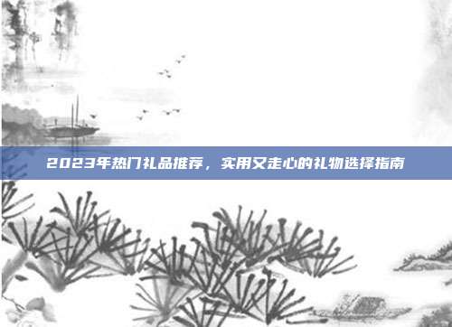 2023年热门礼品推荐，实用又走心的礼物选择指南