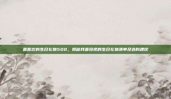 最喜欢的生日礼物500，揭秘我最珍视的生日礼物清单及选购建议